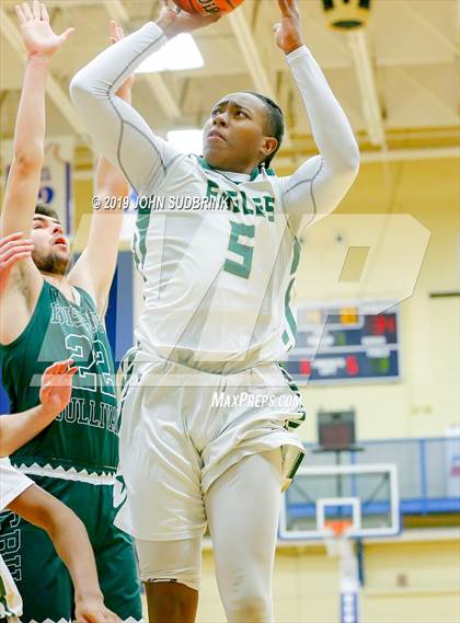 Thumbnail 2 in Bishop Sullivan Catholic vs Northeastern (Robert L. Vaughan Border Clash Basketball Invitational) photogallery.