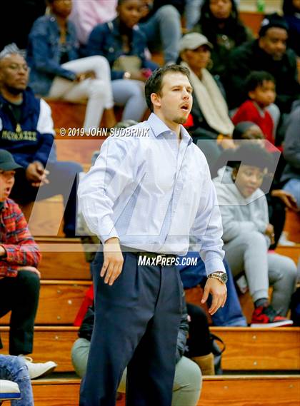 Thumbnail 2 in Bishop Sullivan Catholic vs Northeastern (Robert L. Vaughan Border Clash Basketball Invitational) photogallery.