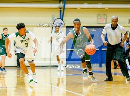 Thumbnail 1 in Bishop Sullivan Catholic vs Northeastern (Robert L. Vaughan Border Clash Basketball Invitational) photogallery.