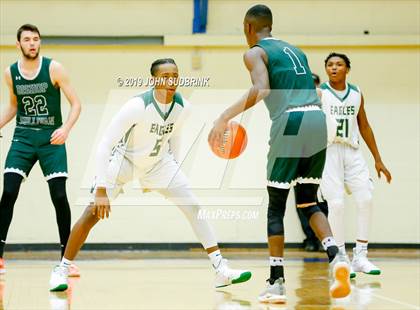 Thumbnail 3 in Bishop Sullivan Catholic vs Northeastern (Robert L. Vaughan Border Clash Basketball Invitational) photogallery.