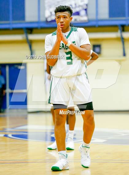 Thumbnail 3 in Bishop Sullivan Catholic vs Northeastern (Robert L. Vaughan Border Clash Basketball Invitational) photogallery.