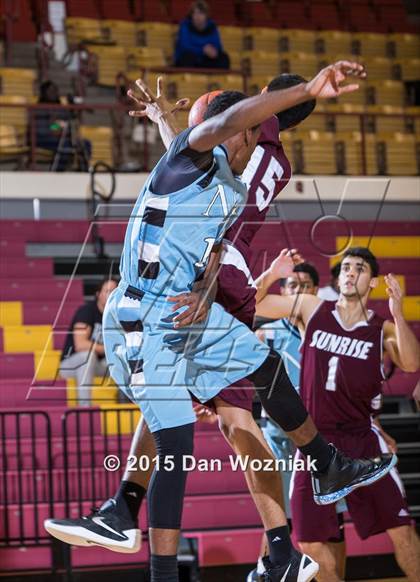 Thumbnail 1 in New Way Christian Academy vs. Sunrise Christian Academy (Fantasy of Lights) photogallery.