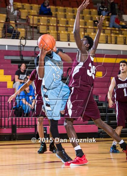 Thumbnail 1 in New Way Christian Academy vs. Sunrise Christian Academy (Fantasy of Lights) photogallery.