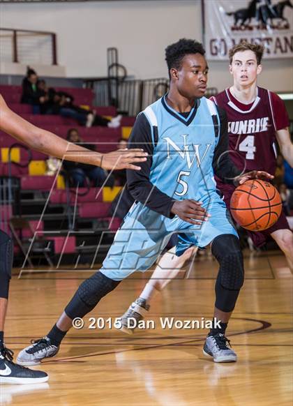 Thumbnail 3 in New Way Christian Academy vs. Sunrise Christian Academy (Fantasy of Lights) photogallery.