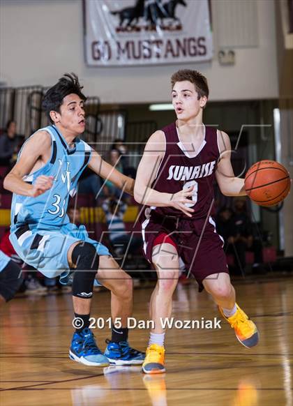 Thumbnail 2 in New Way Christian Academy vs. Sunrise Christian Academy (Fantasy of Lights) photogallery.