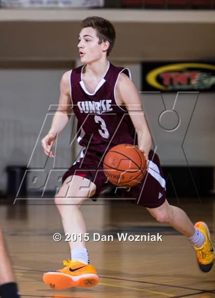 Thumbnail 3 in New Way Christian Academy vs. Sunrise Christian Academy (Fantasy of Lights) photogallery.