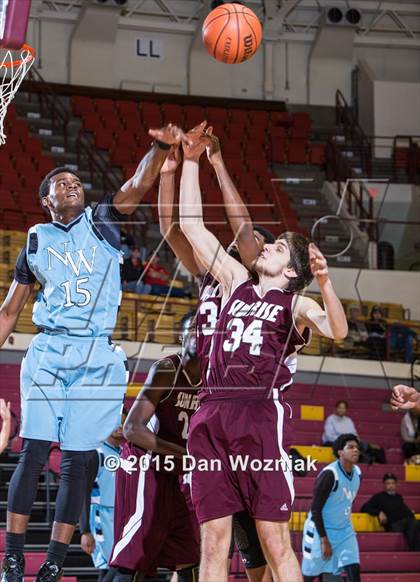 Thumbnail 2 in New Way Christian Academy vs. Sunrise Christian Academy (Fantasy of Lights) photogallery.