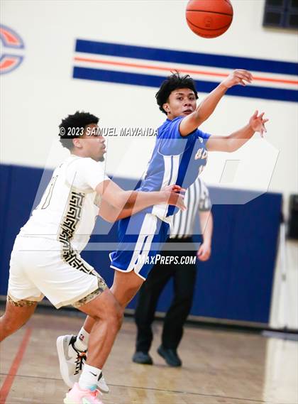 Thumbnail 1 in El Camino Real vs Knight (8th Annual West Valley Tip-Off Classic) photogallery.