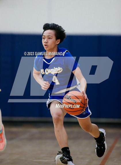 Thumbnail 1 in El Camino Real vs Knight (8th Annual West Valley Tip-Off Classic) photogallery.