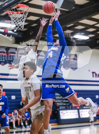 Thumbnail 2 in El Camino Real vs Knight (8th Annual West Valley Tip-Off Classic) photogallery.