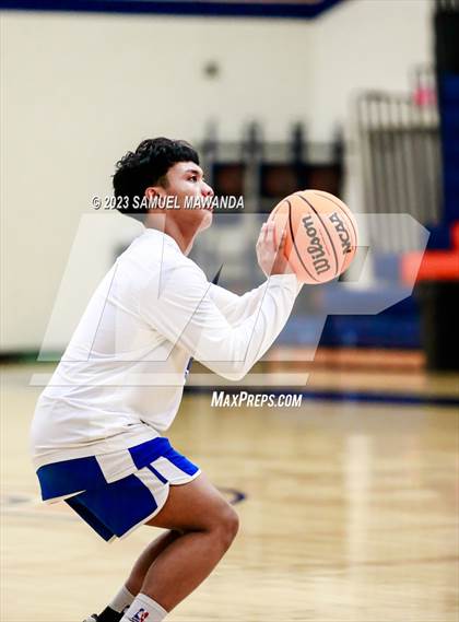 Thumbnail 1 in El Camino Real vs Knight (8th Annual West Valley Tip-Off Classic) photogallery.