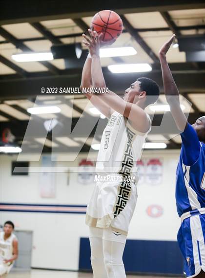 Thumbnail 1 in El Camino Real vs Knight (8th Annual West Valley Tip-Off Classic) photogallery.