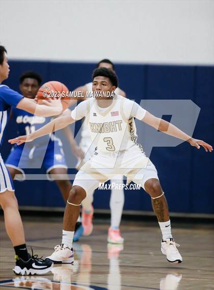 Thumbnail 1 in El Camino Real vs Knight (8th Annual West Valley Tip-Off Classic) photogallery.