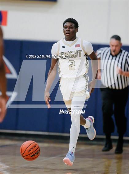 Thumbnail 1 in El Camino Real vs Knight (8th Annual West Valley Tip-Off Classic) photogallery.