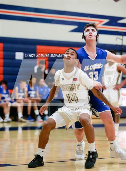 Thumbnail 1 in El Camino Real vs Knight (8th Annual West Valley Tip-Off Classic) photogallery.