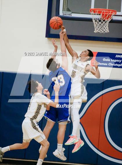 Thumbnail 1 in El Camino Real vs Knight (8th Annual West Valley Tip-Off Classic) photogallery.