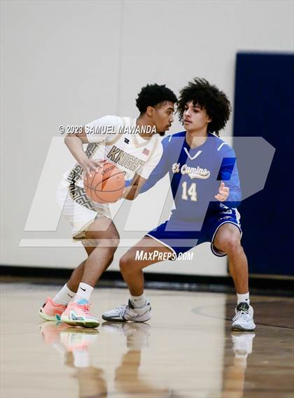 Thumbnail 3 in El Camino Real vs Knight (8th Annual West Valley Tip-Off Classic) photogallery.