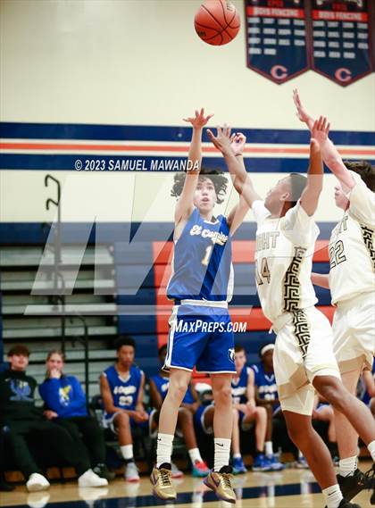 Thumbnail 1 in El Camino Real vs Knight (8th Annual West Valley Tip-Off Classic) photogallery.
