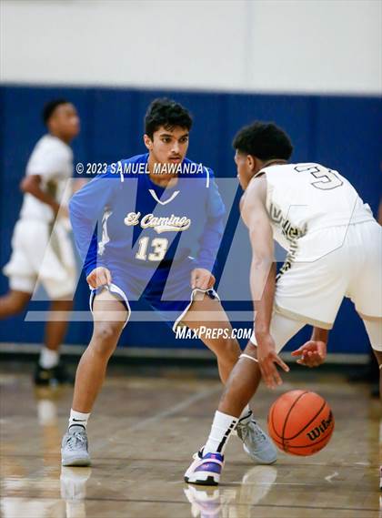 Thumbnail 1 in El Camino Real vs Knight (8th Annual West Valley Tip-Off Classic) photogallery.