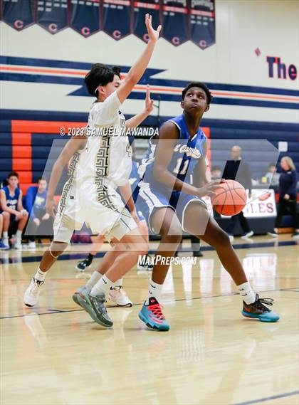 Thumbnail 3 in El Camino Real vs Knight (8th Annual West Valley Tip-Off Classic) photogallery.