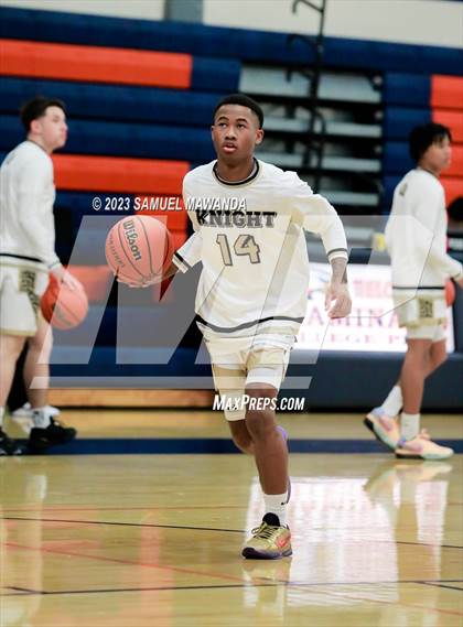 Thumbnail 2 in El Camino Real vs Knight (8th Annual West Valley Tip-Off Classic) photogallery.