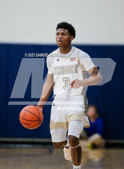 Thumbnail 1 in El Camino Real vs Knight (8th Annual West Valley Tip-Off Classic) photogallery.