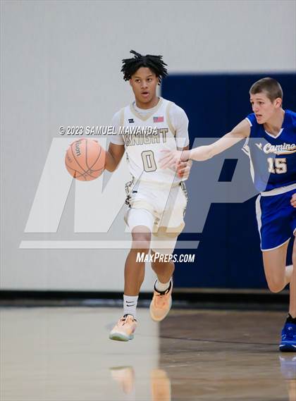Thumbnail 1 in El Camino Real vs Knight (8th Annual West Valley Tip-Off Classic) photogallery.