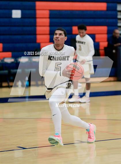 Thumbnail 2 in El Camino Real vs Knight (8th Annual West Valley Tip-Off Classic) photogallery.