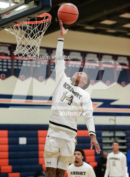 Thumbnail 1 in El Camino Real vs Knight (8th Annual West Valley Tip-Off Classic) photogallery.