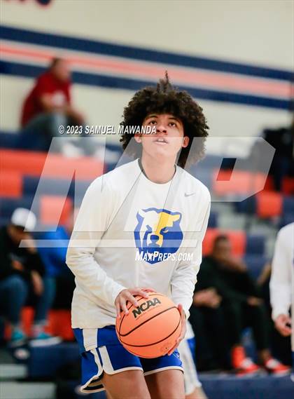 Thumbnail 1 in El Camino Real vs Knight (8th Annual West Valley Tip-Off Classic) photogallery.
