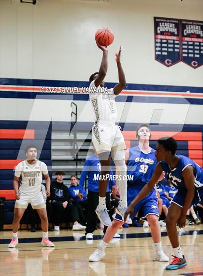 Thumbnail 1 in El Camino Real vs Knight (8th Annual West Valley Tip-Off Classic) photogallery.