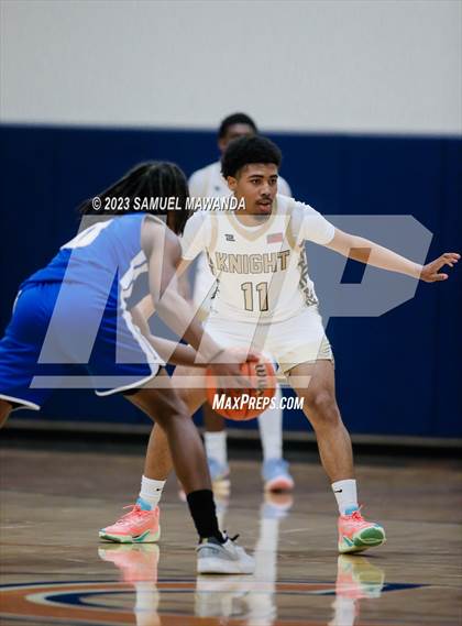 Thumbnail 3 in El Camino Real vs Knight (8th Annual West Valley Tip-Off Classic) photogallery.