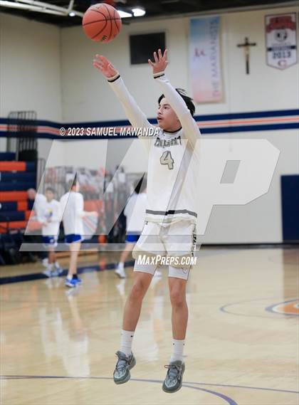 Thumbnail 1 in El Camino Real vs Knight (8th Annual West Valley Tip-Off Classic) photogallery.