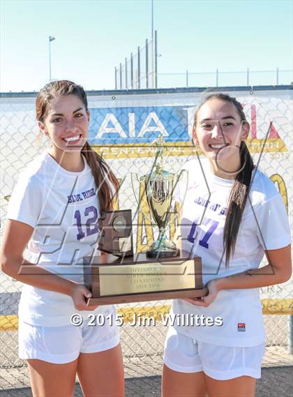 Thumbnail 3 in Round Valley vs. Blue Ridge (AIA Division 4 Final) photogallery.
