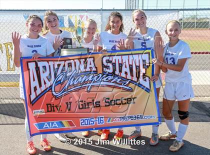 Thumbnail 2 in Round Valley vs. Blue Ridge (AIA Division 4 Final) photogallery.