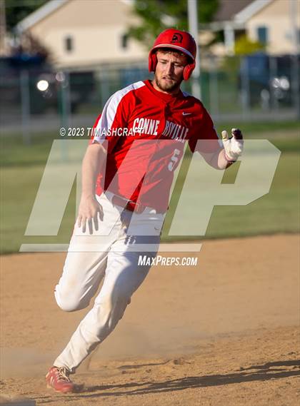 Thumbnail 3 in Connersville @ Franklin County (IHSAA 3A Section 29 Final) photogallery.