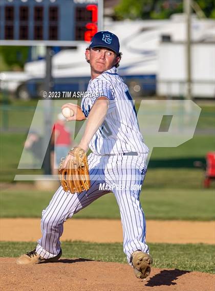 Thumbnail 3 in Connersville @ Franklin County (IHSAA 3A Section 29 Final) photogallery.