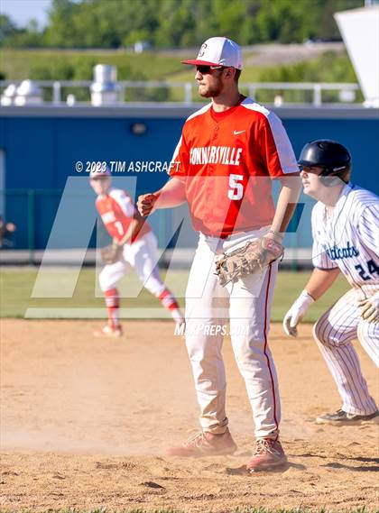Thumbnail 2 in Connersville @ Franklin County (IHSAA 3A Section 29 Final) photogallery.