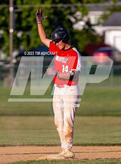 Thumbnail 2 in Connersville @ Franklin County (IHSAA 3A Section 29 Final) photogallery.