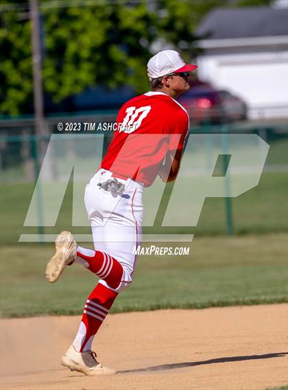 Thumbnail 3 in Connersville @ Franklin County (IHSAA 3A Section 29 Final) photogallery.