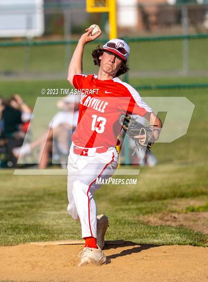 Thumbnail 2 in Connersville @ Franklin County (IHSAA 3A Section 29 Final) photogallery.