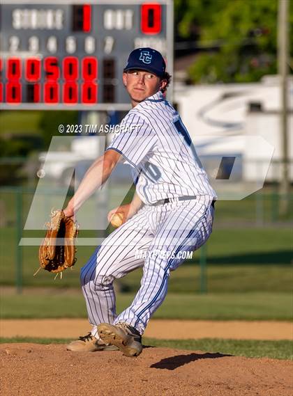 Thumbnail 3 in Connersville @ Franklin County (IHSAA 3A Section 29 Final) photogallery.