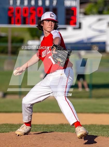 Thumbnail 2 in Connersville @ Franklin County (IHSAA 3A Section 29 Final) photogallery.