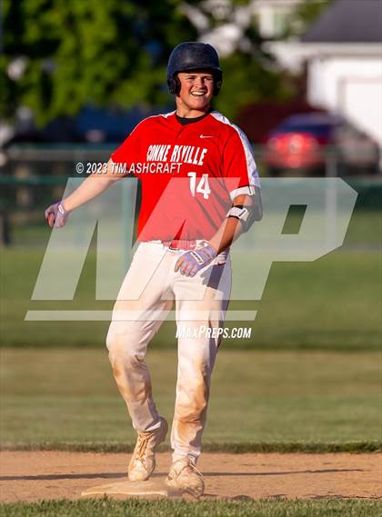 Thumbnail 3 in Connersville @ Franklin County (IHSAA 3A Section 29 Final) photogallery.