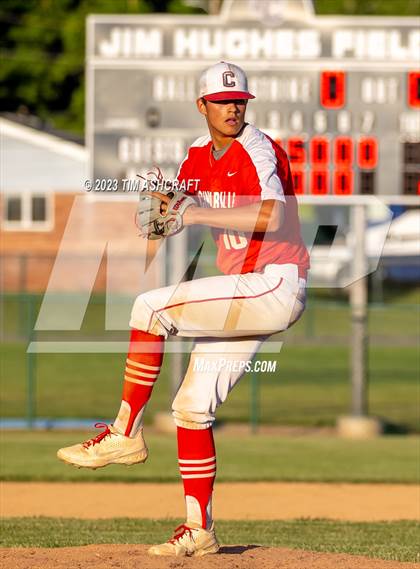 Thumbnail 3 in Connersville @ Franklin County (IHSAA 3A Section 29 Final) photogallery.