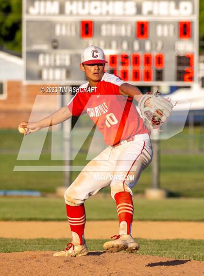Thumbnail 2 in Connersville @ Franklin County (IHSAA 3A Section 29 Final) photogallery.