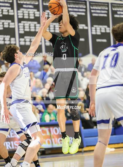Thumbnail 3 in Resurrection Christian vs. St. Mary's (CHSAA 3A Round 2) photogallery.