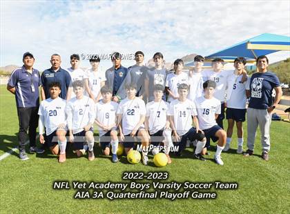 Thumbnail 2 in NFL Yet Academy @ Phoenix Country Day (AIA 3A Quarterfinal) photogallery.