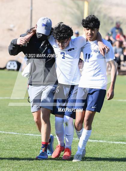 Thumbnail 1 in NFL Yet Academy @ Phoenix Country Day (AIA 3A Quarterfinal) photogallery.