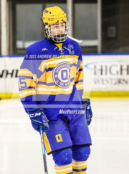 Thumbnail 2 in Queensbury vs. Pelham Memorial  (NYSPHSAA D2 Semifinal) photogallery.